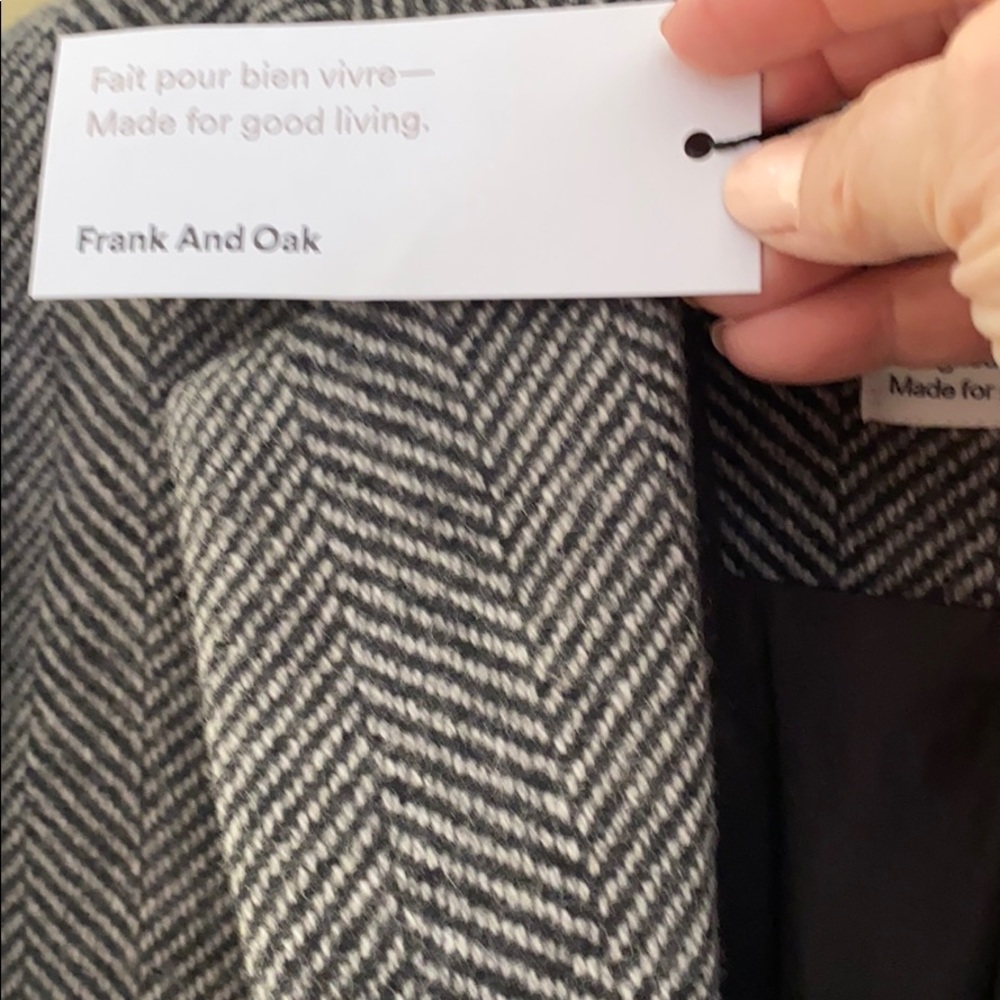 Impeccable Herringbone Frank&Oak coat/final price - Picture 5 of 16